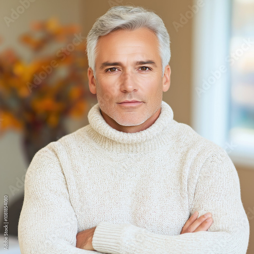 Older Man Isolated