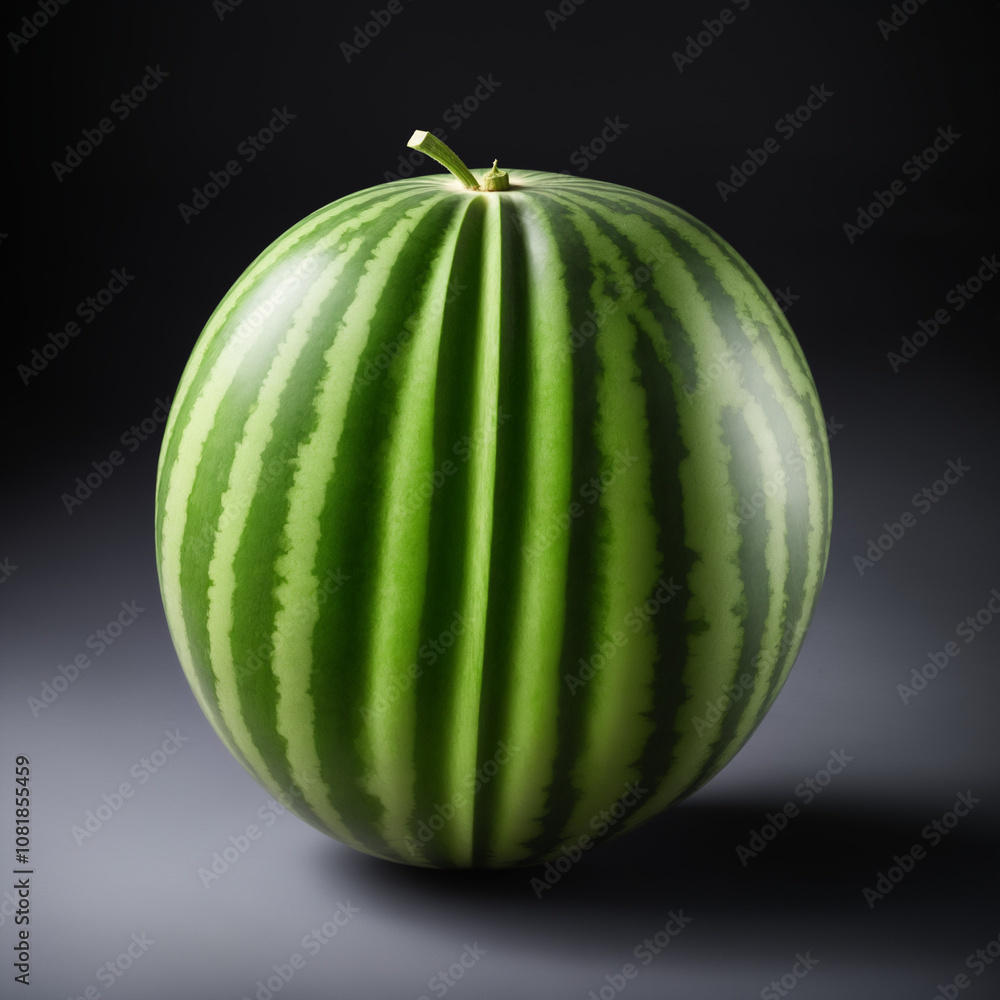 watermelon isolated on the black background watermelon isolated on the black background