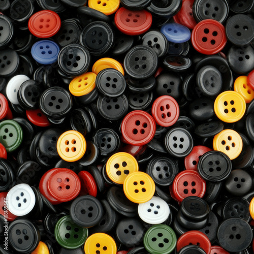 Sewing Buttons Isolated