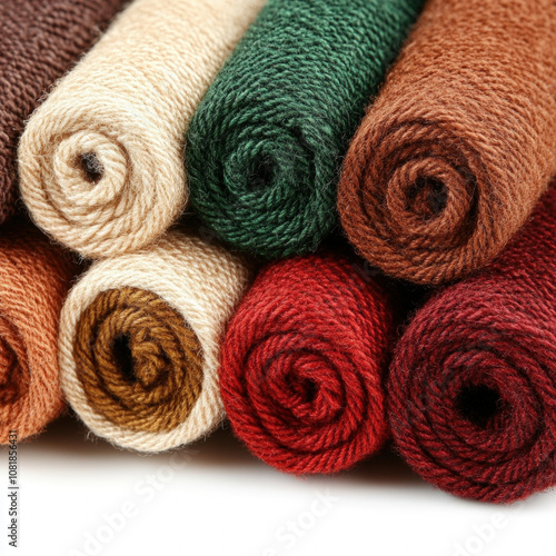 Textile Roll Isolated