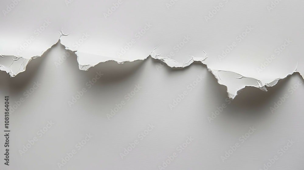 Torn white paper texture. Abstract white paper texture; suggests fragility, decay, or a hidden message. Torn white paper texture. Abstract white paper texture; suggests fragility, decay, or a hidden message.