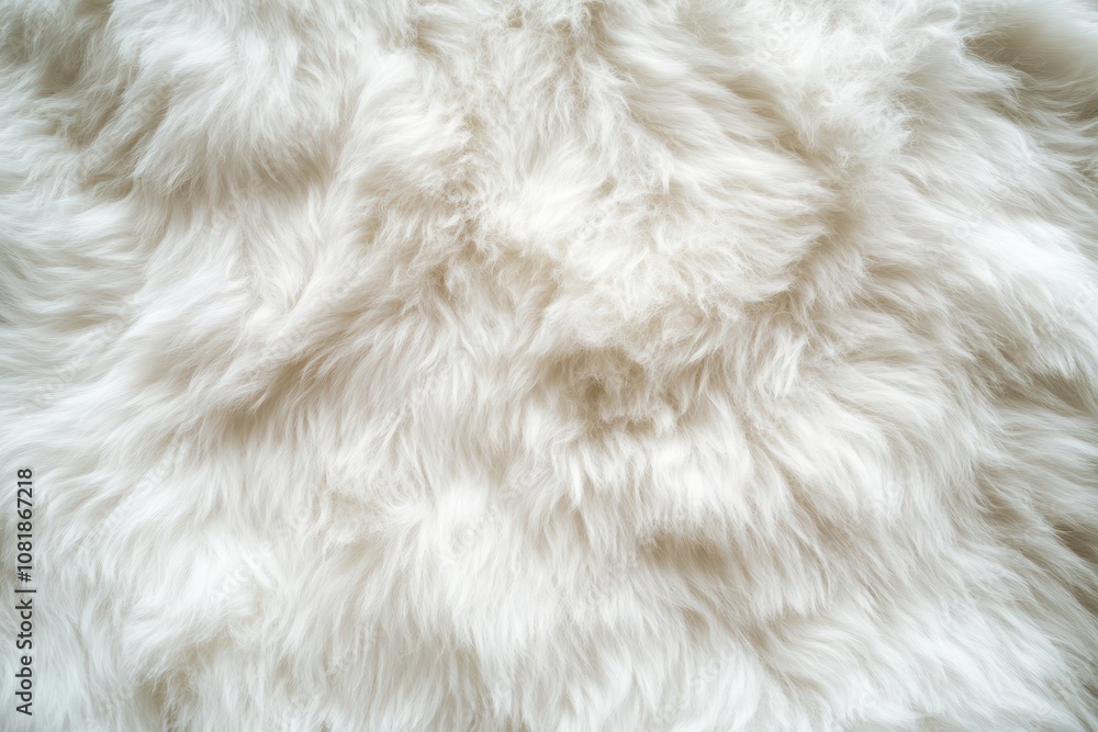 White wool texture background, cotton wool, white natural sheep wool, beige fluffy fur, fragment white carpe White wool texture background, cotton wool, white natural sheep wool, beige fluffy fur, fragment white carpe