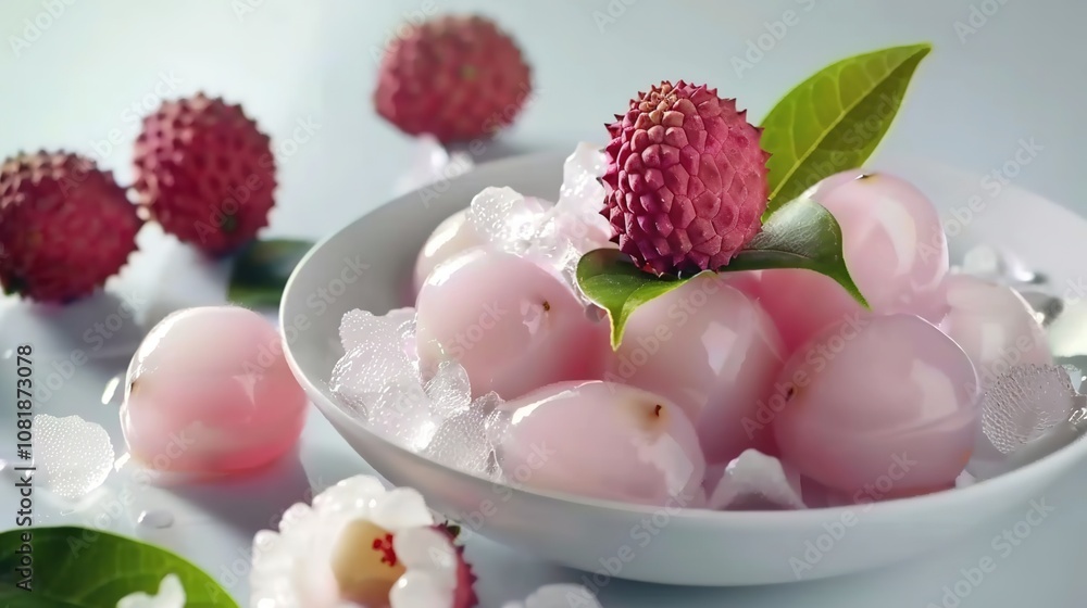 Fresh Lychee - a vibrant and exotic visual. The fresh lychee showcases its juicy texture and inviting appearance. Fresh Lychee - a vibrant and exotic visual. The fresh lychee showcases its juicy texture and inviting appearance.
