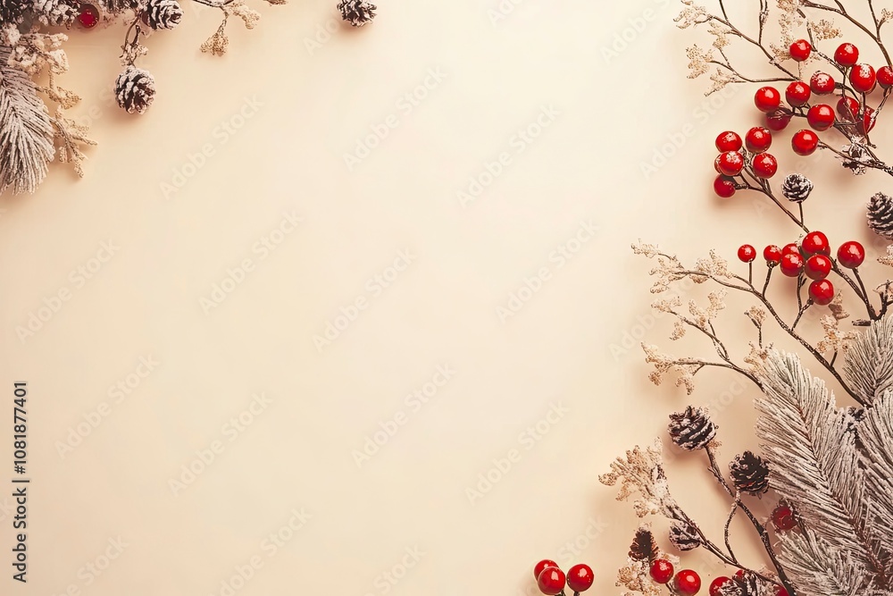 Chirstmas decoration background, copy-space Chirstmas decoration background, copy-space