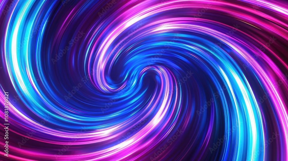 Abstract neon swirls creating a futuristic glow background Abstract neon swirls creating a futuristic glow background