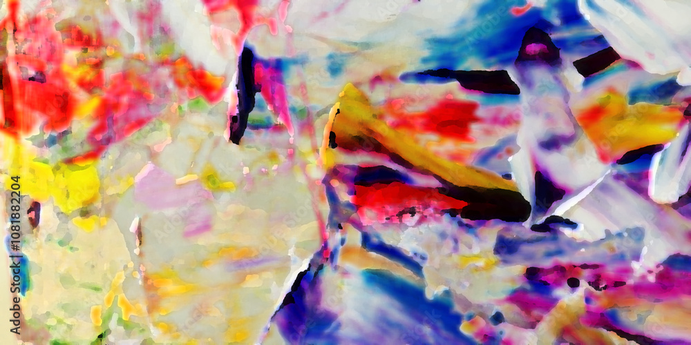 Fototapeta premium Abstract art background . Hand painting artwork on canvas