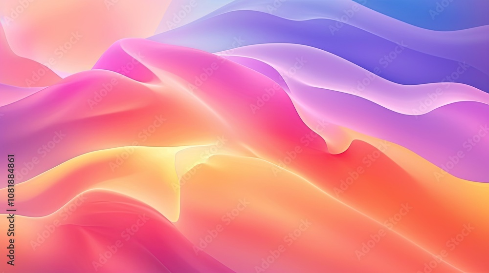 Obraz premium abstract colorful background wavy