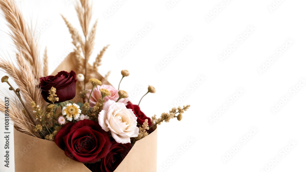 Floral Arrangement in Earthy Shades