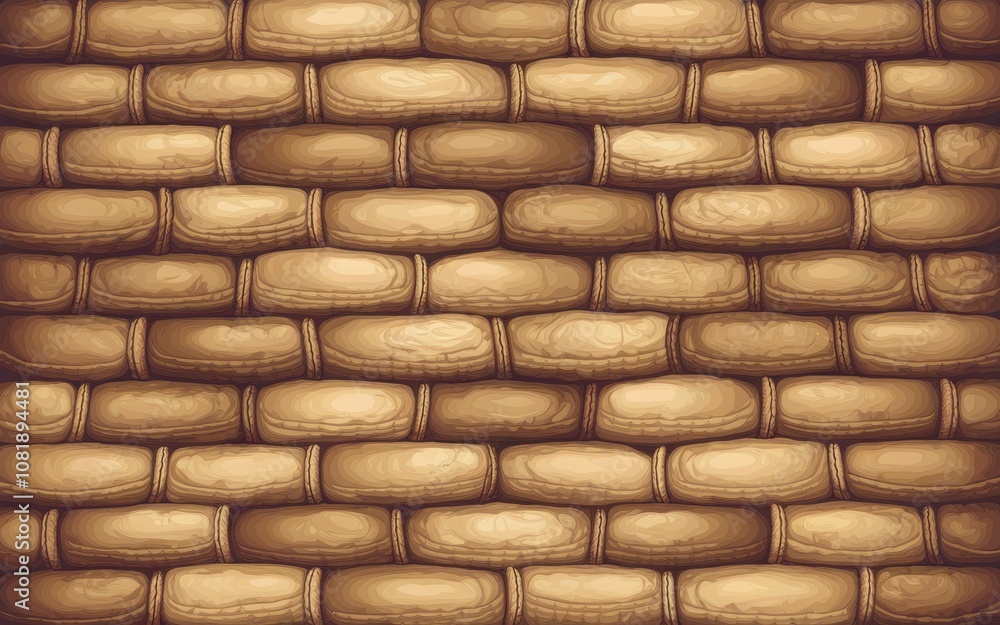 Woven wood texture. Rustic brown wood paneling evokes warmth, craftsmanship, and natural beauty. Ideal for backgrounds. Woven wood texture. Rustic brown wood paneling evokes warmth, craftsmanship, and natural beauty. Ideal for backgrounds.