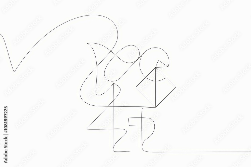 Abstract line art design. Elegant geometric shapes and flowing lines create a sense of balance and harmony. Subtle elegance. Abstract line art design. Elegant geometric shapes and flowing lines create a sense of balance and harmony. Subtle elegance.