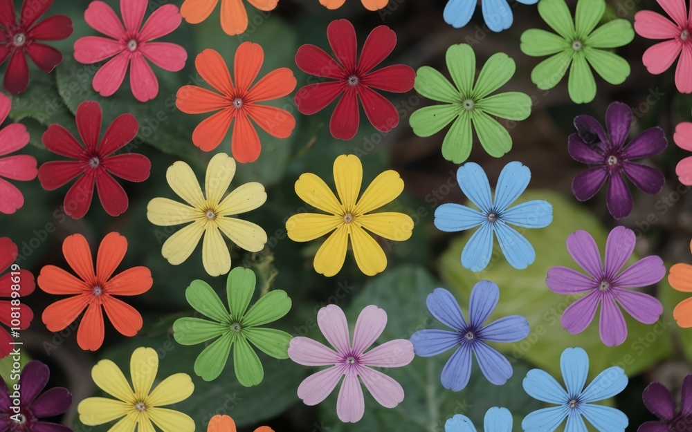 Rainbow flower meadow. Vibrant floral tapestry; a joyful symbol of diversity and unity. Rainbow flower meadow. Vibrant floral tapestry; a joyful symbol of diversity and unity.
