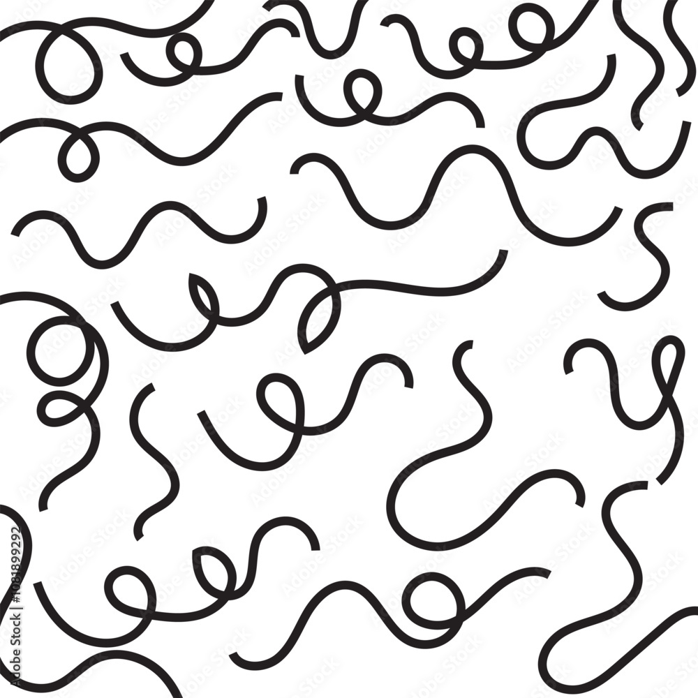 Creative abstract squiggle style drawing for children or trendy design with basic shapes. isolated on white background. Vector illustration. EPS 10 Creative abstract squiggle style drawing for children or trendy design with basic shapes. isolated on white background. Vector illustration. EPS 10