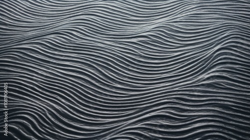 Close-up of smooth water ripples forming abstract wave patterns