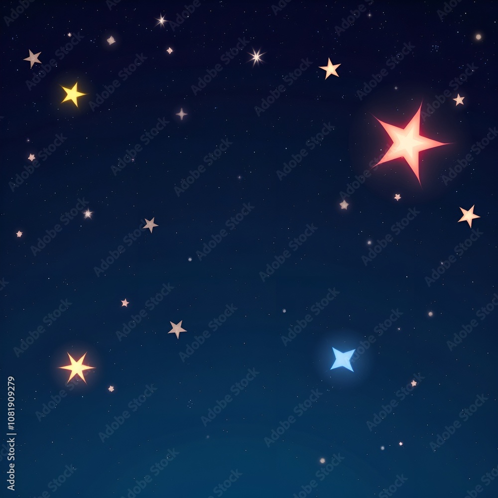 Fototapeta premium Stars in the night sky