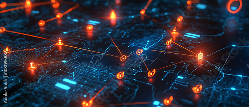 Analyzing supply chain security risks global network visualization digital data cyber environment technical insight