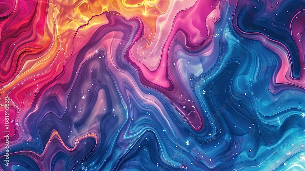Abstract vibrant spectrum, liquid backgrounds Abstract vibrant spectrum, liquid backgrounds