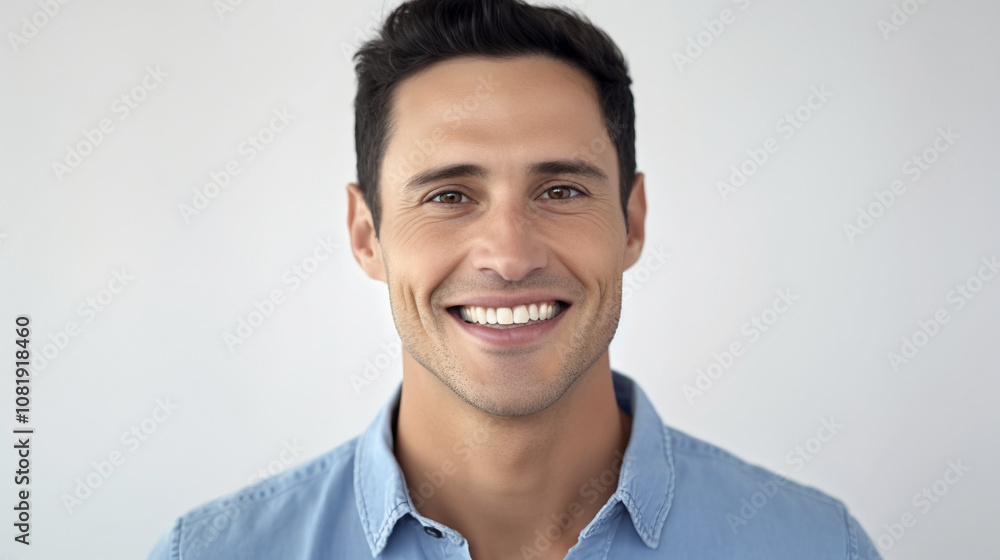 portrait of a smiling man portrait of a smiling man