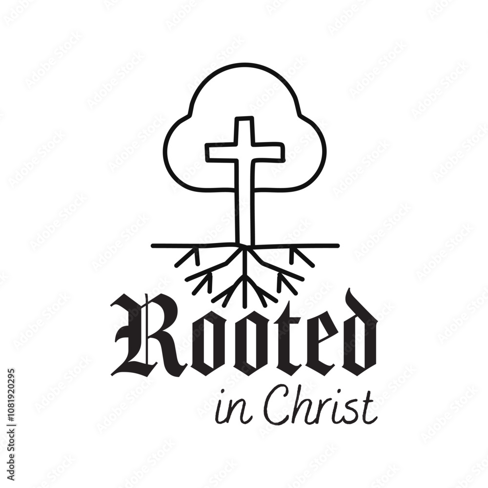 Obraz premium Rooted In Christ