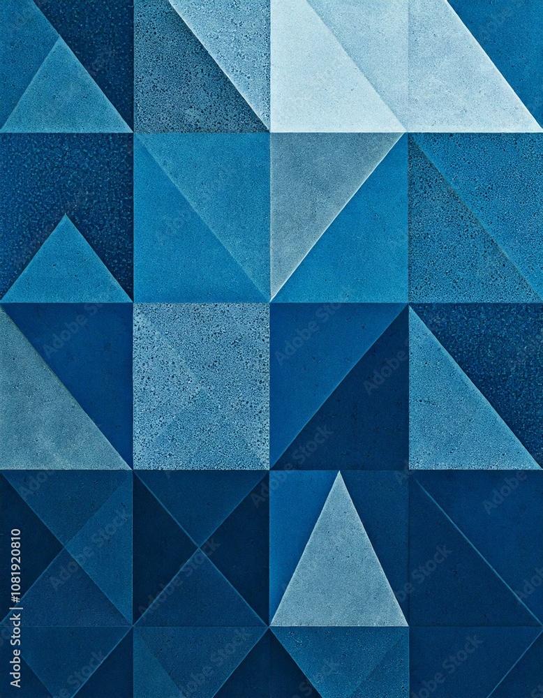 background texture of blue palette of geometrical tiles background texture of blue palette of geometrical tiles