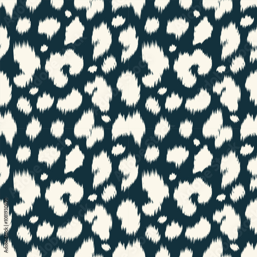  Leopard seamless pattern. Vector illustration. Animal print. Cheetah texture. Wild cat. African style. Bright colors.
