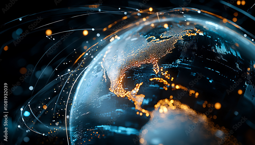 custom made wallpaper toronto digitalExploring global supply chain security risks worldwide digital visualization technology aerial view risk management