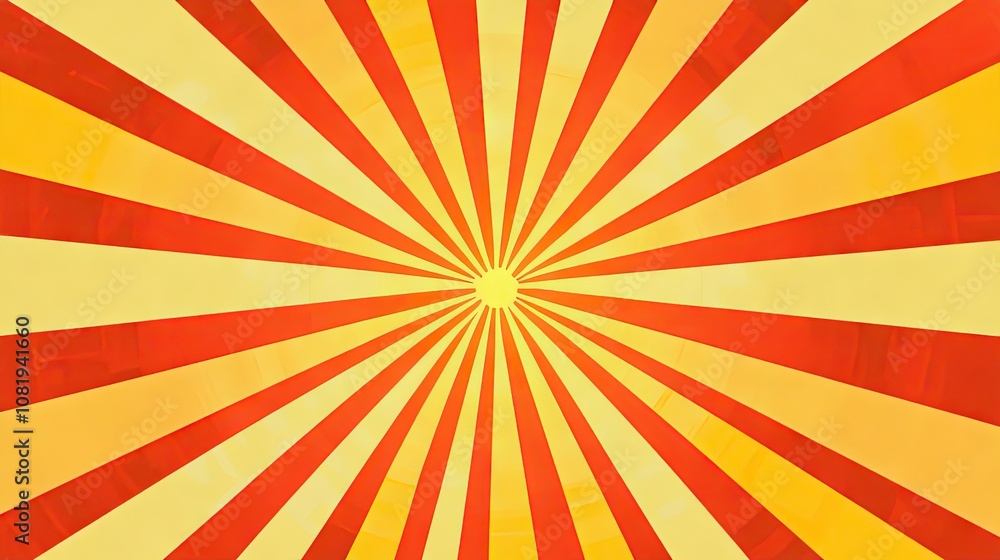 Vibrant radial pattern in red, yellow, and orange hues, creating an energetic and dynamic visual effect. Vibrant radial pattern in red, yellow, and orange hues, creating an energetic and dynamic visual effect.