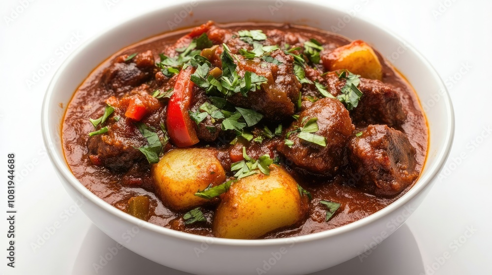 Rich Beef Stew with Soft Potatoes and Fresh Herbs Rich Beef Stew with Soft Potatoes and Fresh Herbs