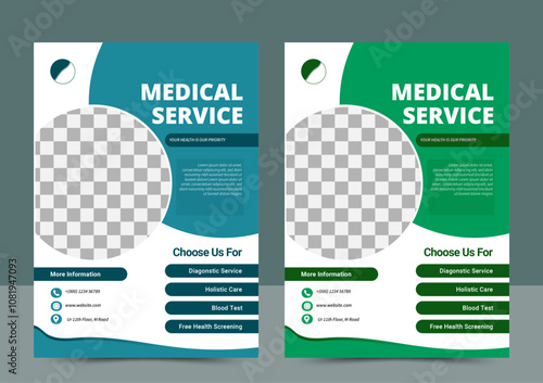 healthcare and medical Flyer Design Template