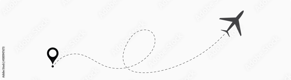 air plane reach in the destination. air plane route. airplane location. destination. reach. landing. dotted line. air plane reach in the destination. air plane route. airplane location. destination. reach. landing. dotted line.