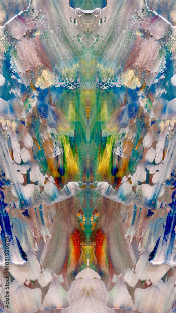 Obraz premium Abstract art background . Hand painting artwork on canvas . 