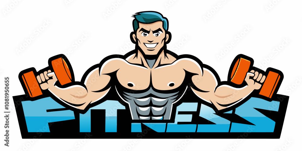 Unique Fitness logo on white background Unique Fitness logo on white background