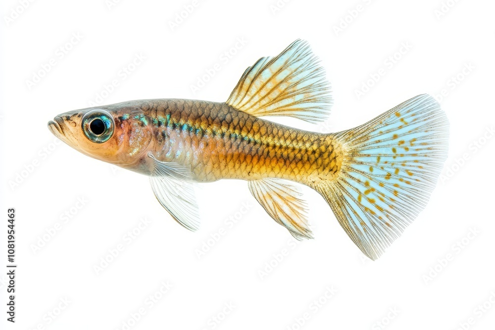 Transparent fish with fins and tail. Transparent fish with fins and tail.