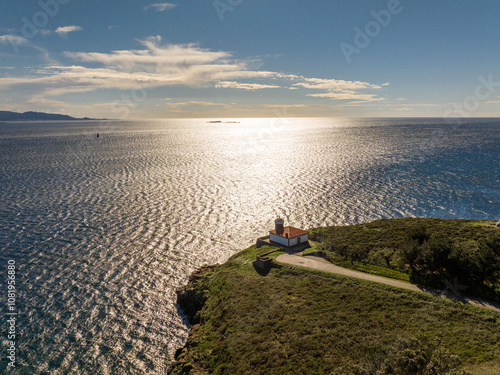 Schilderij op canvas Faro de Cabo Cee en Corcubion Coruña Galicia