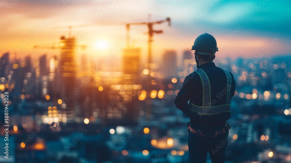 future building construction engineering project concept with double exposure graphic design Building engineer, architect people or construction worker working with modern civil equipment technology future building construction engineering project concept with double exposure graphic design Building engineer, architect people or construction worker working with modern civil equipment technology