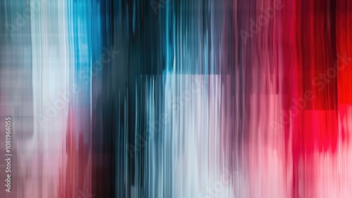 赤と青のラインの油絵背景_3