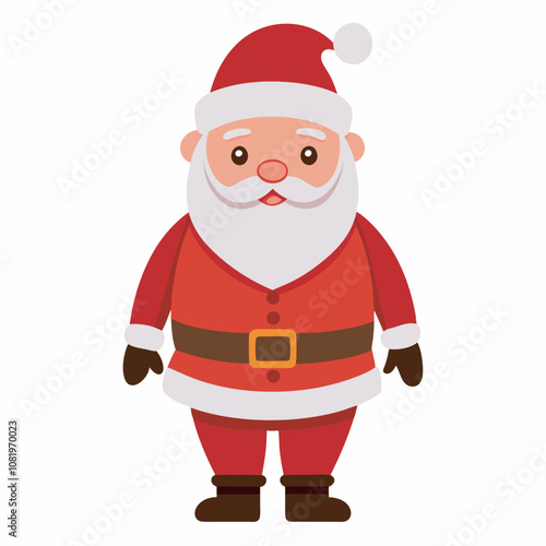 santa claus isolated on white