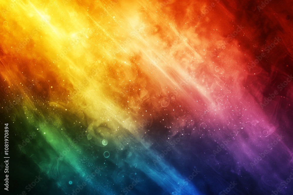 Fototapeta premium Rainbow Gradient Background: High-resolution, smooth rainbow gradient texture with soft transitions