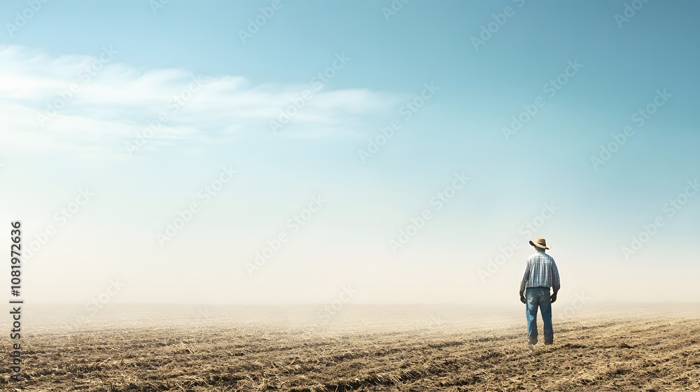person walking in the field 4 person walking in the field 4