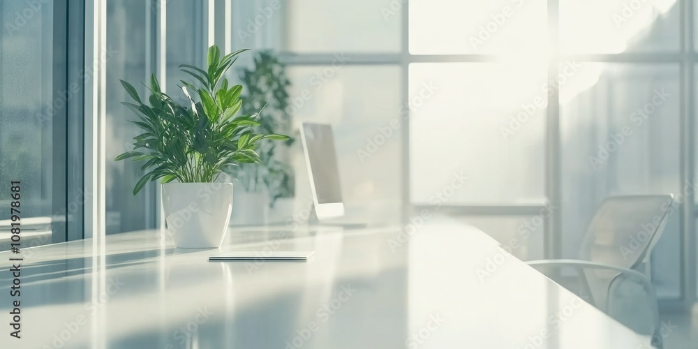 Bright and Clean Office Environment Bright and Clean Office Environment