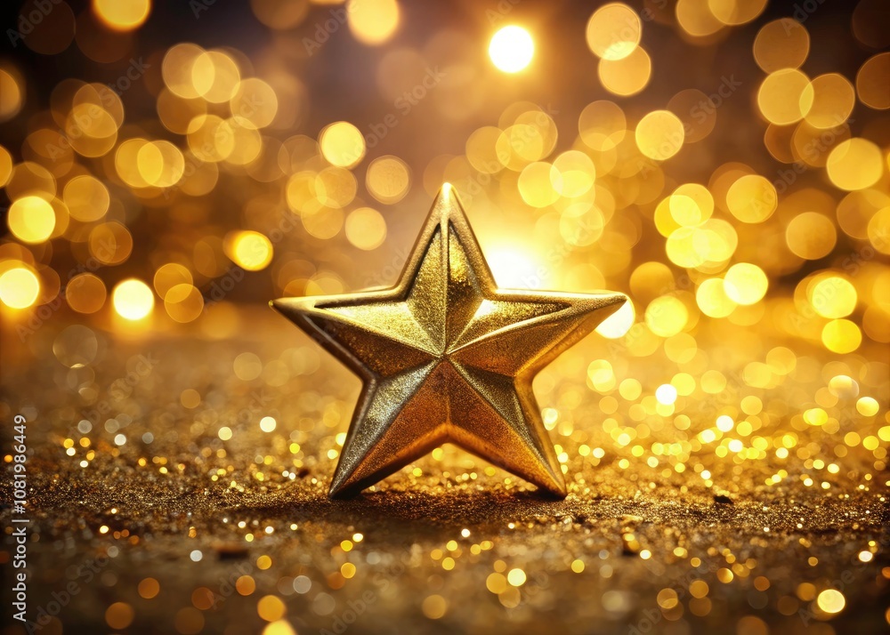 Luxurious Gold Star Review Macro Photography Featuring Gleaming Gold Stars, Elegant Textures, and Opulent Details for High-End Brand Promotion and Visual Appeal Luxurious Gold Star Review Macro Photography Featuring Gleaming Gold Stars, Elegant Textures, and Opulent Details for High-End Brand Promotion and Visual Appeal