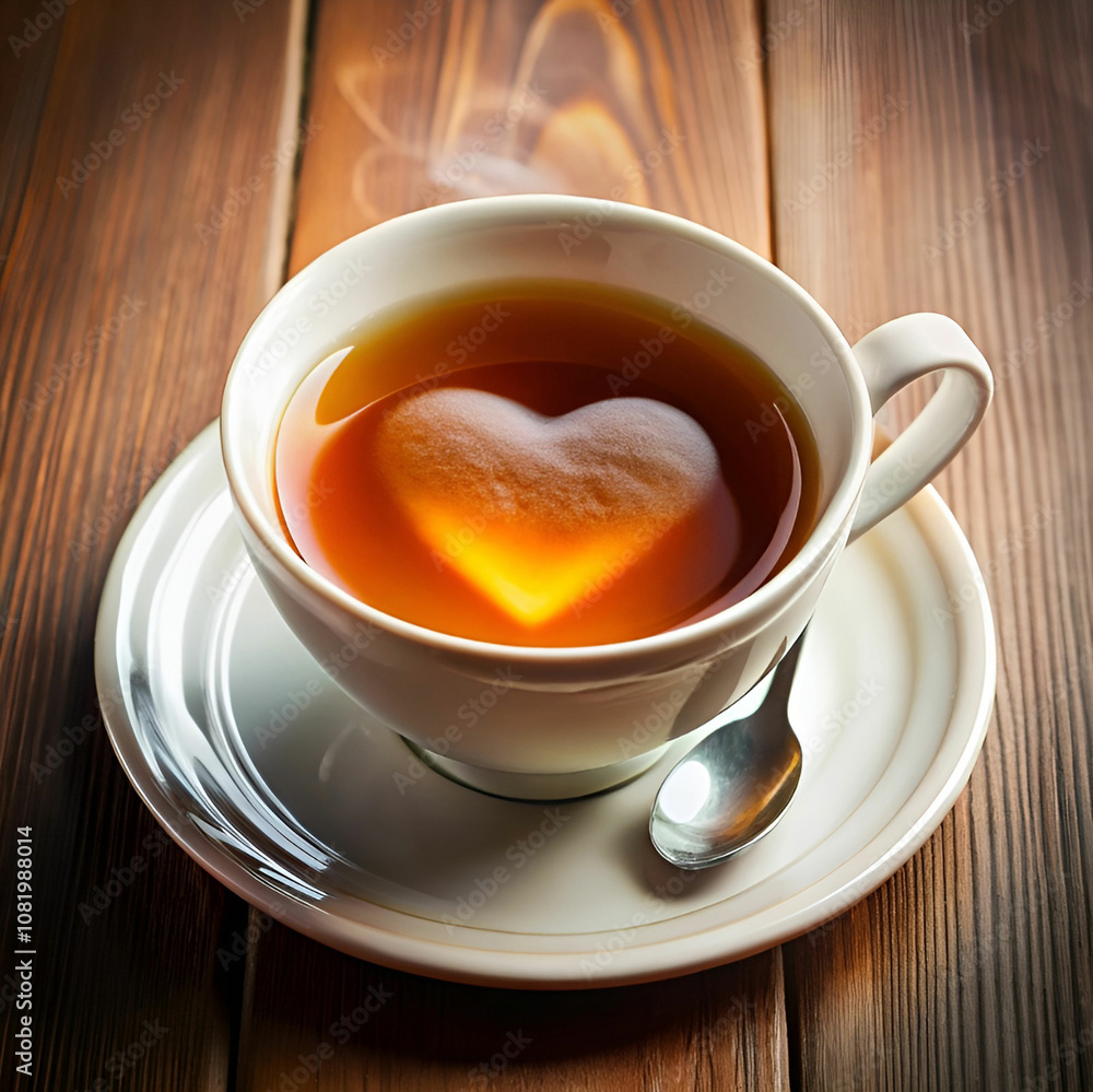 Warm Whispers: A Cup of Tea Filled with Heart Brewing Serenity and Affection in Every Drop Warm Whispers: A Cup of Tea Filled with Heart Brewing Serenity and Affection in Every Drop