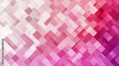 Abstract Geometric Background with Soft Pink and White Gradients Ideal for Modern Design Elements, Wallpapers, and Creative Projects for Artistic Purposes