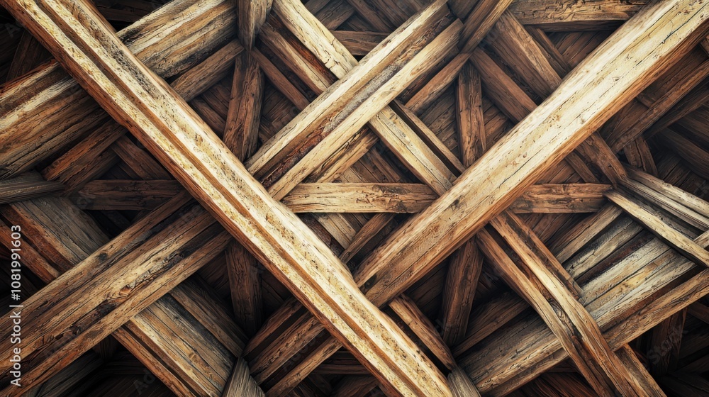 Intricate Wooden Pattern and Texture Background Intricate Wooden Pattern and Texture Background