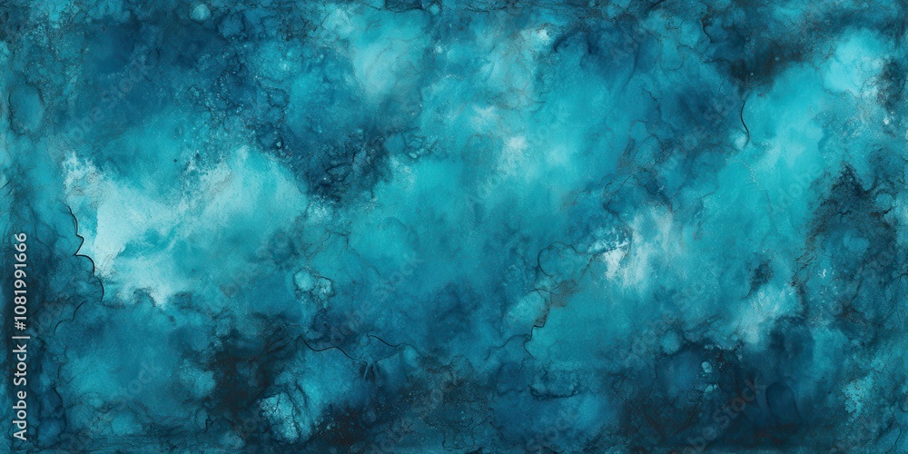 Vibrant Blue Watercolor Background Design Vibrant Blue Watercolor Background Design