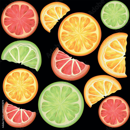 яркие цытрусы