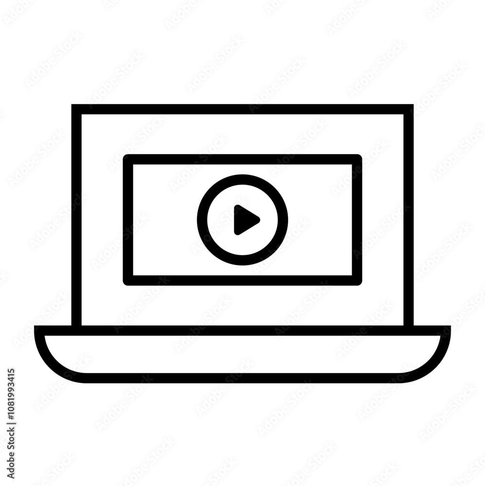 Video file icon vector. Watch video illustration sign. Online symbol. Watch logo. Video file icon vector. Watch video illustration sign. Online symbol. Watch logo.