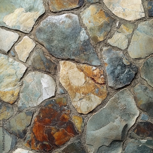 Natural texture cross with earthy hues focus on raw beauty theme realistic fusion stone pathway backdrop