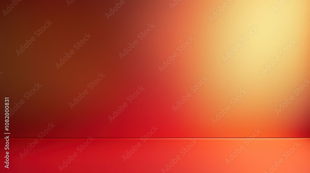 Obraz premium A vibrant gradient backdrop in warm hues for creative projects, presentations, and digital artworks.