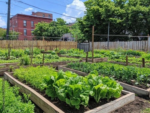 Urban farming for underserved communities, bringing fresh, affordable food to areas in need photo