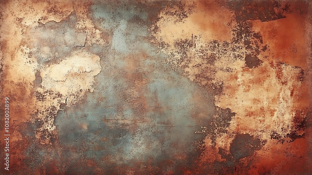 Obraz premium Abstract Rustic Texture with Warm Tones and Weathered Surface